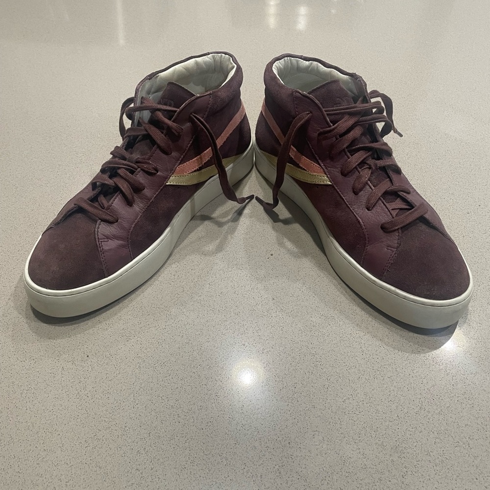 Freshly Picked Women's Burgundy High Top Sneaker  size 10